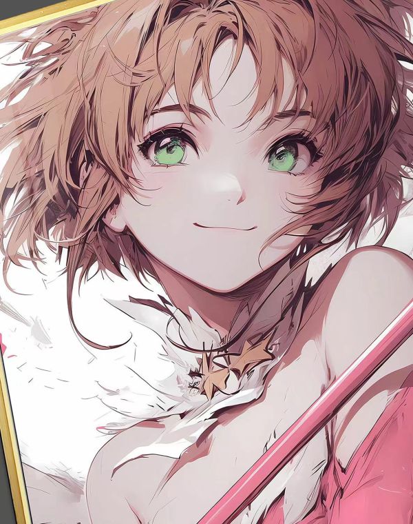 千鳥社《小櫻和知世 第二彈》 魔卡少女櫻百變木之本櫻大道寺知世裝飾畫 