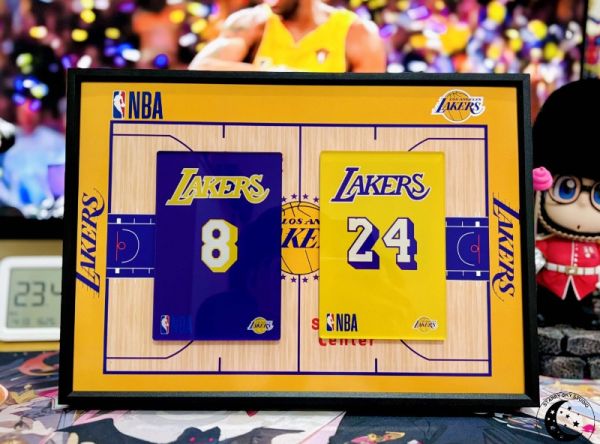 星空工作室 《科比冰箱貼磁吸創意畫》黑曼巴kobe科比布萊恩特洛杉磯湖人 