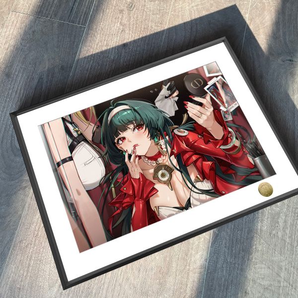 皇呱《明星耀嘉音》絕區零才華橫溢的音樂明星裝飾畫 