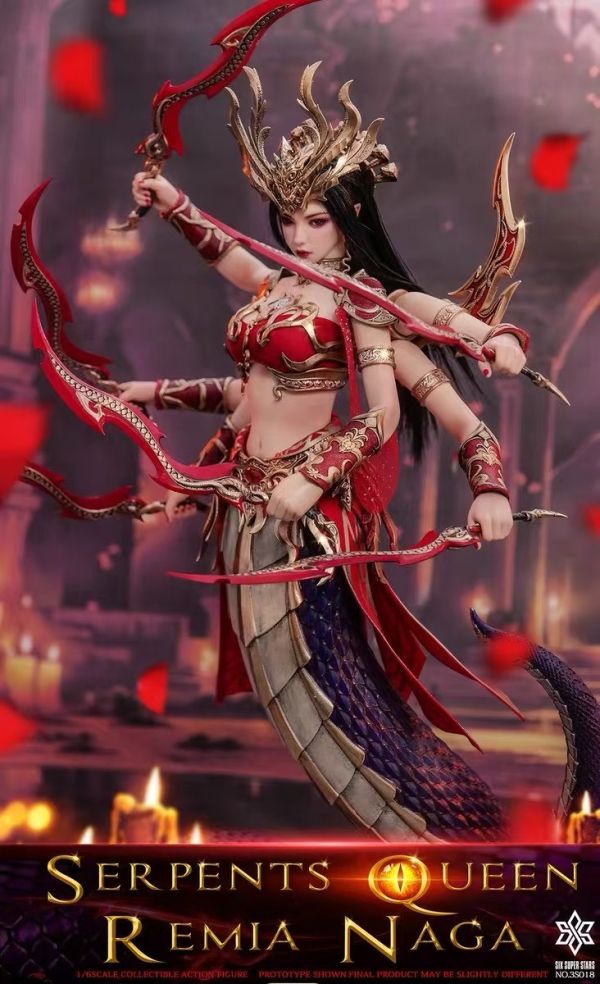 正版授權 六芒星 3STOYS 1/6 蛇姬女王 蕾米婭 娜迦 可動人偶 