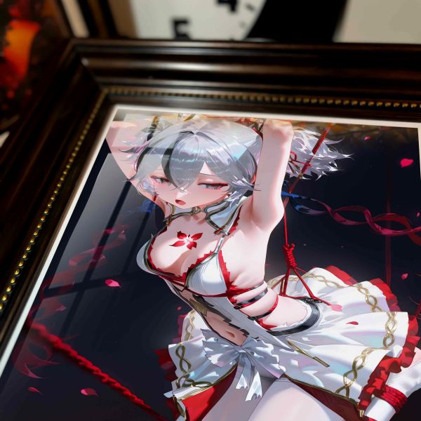 阿喵畫社 椿擺臺裝飾畫 