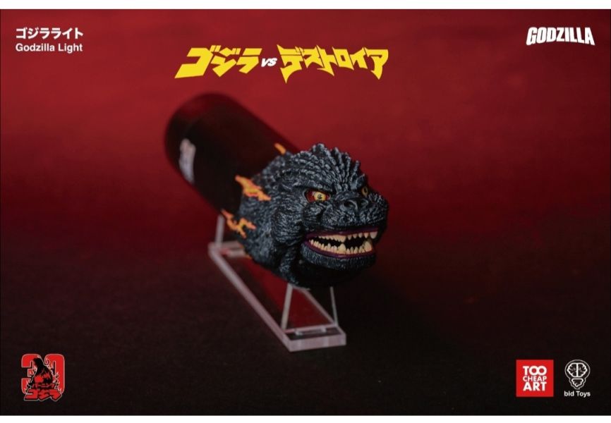 正版授權 bid Toys×Too Cheap Art 紅蓮哥嘶拉聲光手電筒 