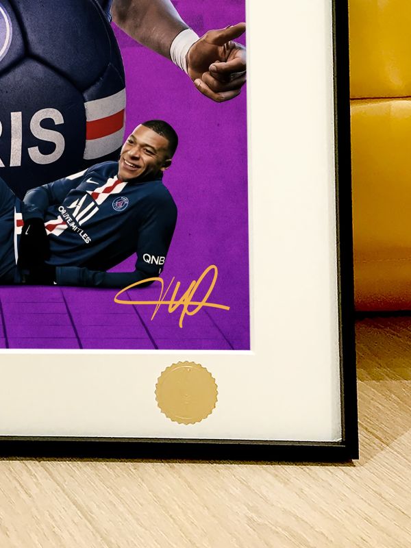 星空《姆巴佩》基利安Mbappé皇馬球星裝飾畫 