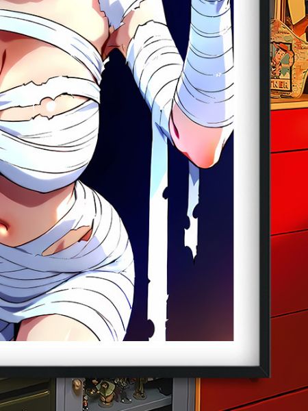 巴洛克《萬聖節18號》拉姿麗lazuli七龍珠人造人裝飾畫冰箱貼 