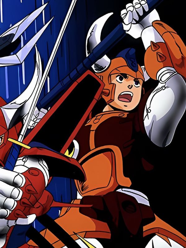 星空《魔神壇鬥士》鎧甲聖鬥士火焰神里奧真田遼裝飾畫 