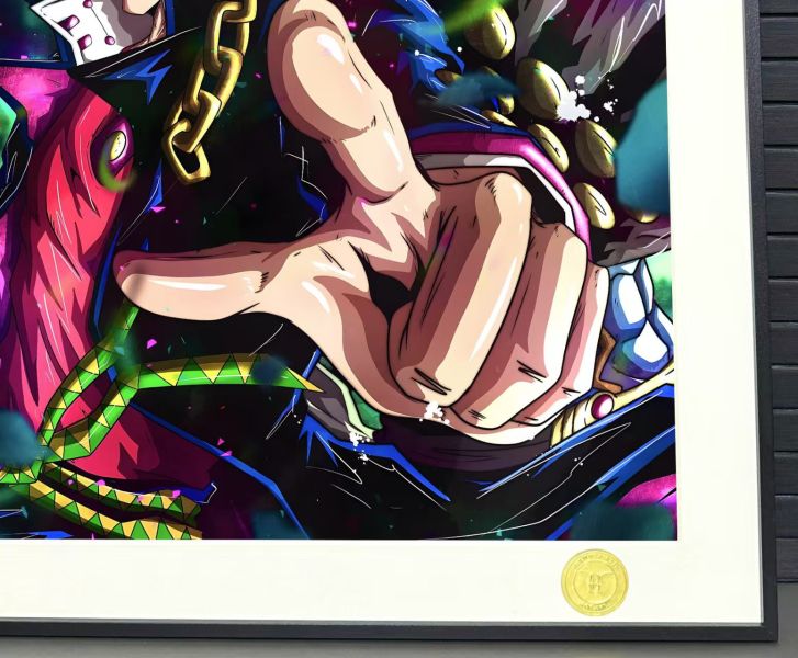 H2工作室 《空條承太郎》白金之星JOJO的奇妙冒險裝飾畫 