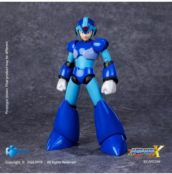 正版授權 HIYA 海雅玩具 14.5cm 洛克人X系列 艾克斯 超可動人偶 