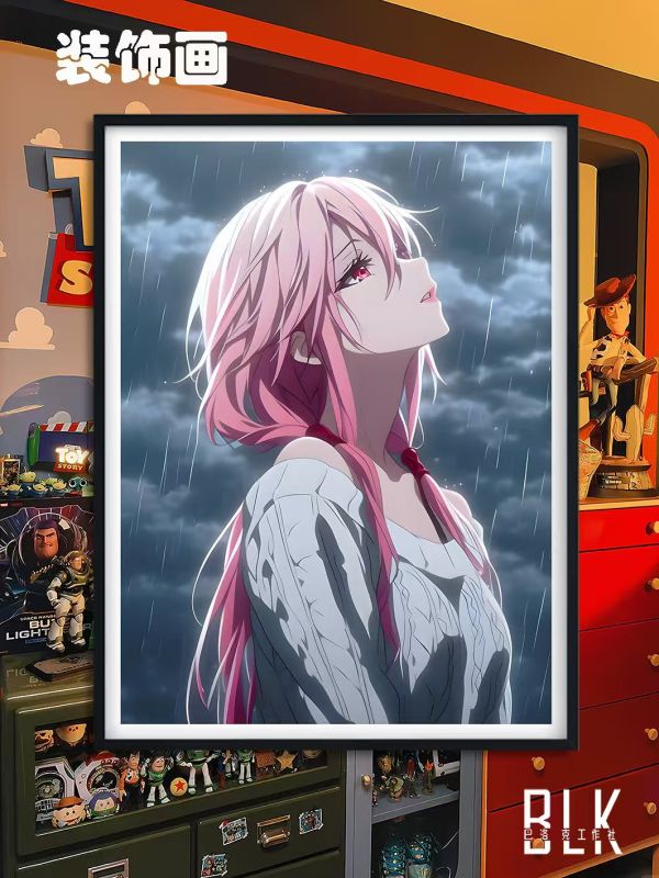 巴洛克 楪祈罪惡王冠祈妹動漫藝術裝飾畫/亞克力冰箱貼 