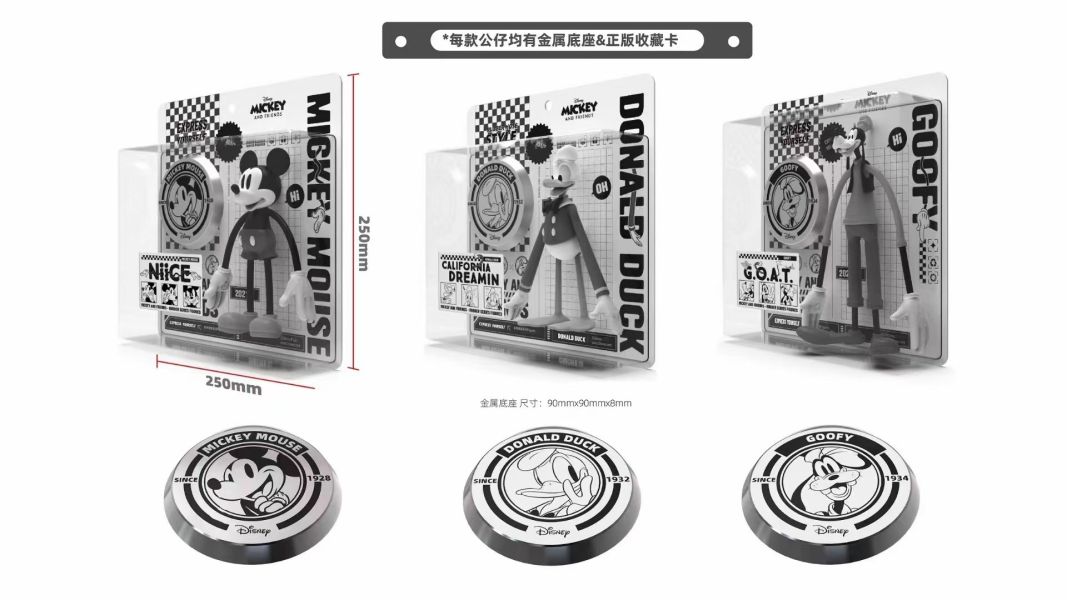 正版授權 MGL TOYS Figures橡膠米奇系列 