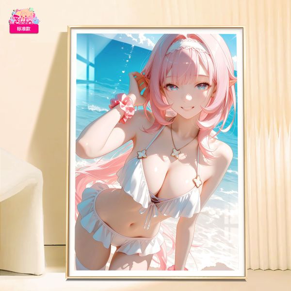 阿喵畫社 紫外線 愛莉希雅裝飾畫 