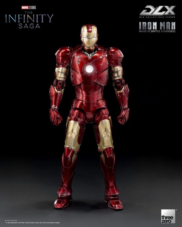 正版授權 Threezero DLX 鋼鐵俠Mark 3 戰損版 