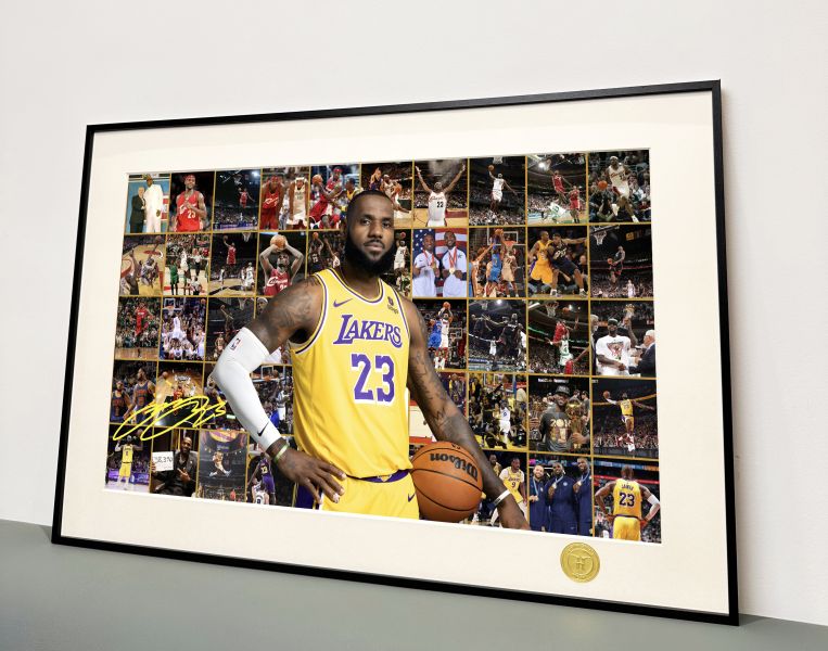 H2工作室 《四旬老漢詹姆斯》NBA勒布朗詹姆斯老詹詹皇裝飾畫 