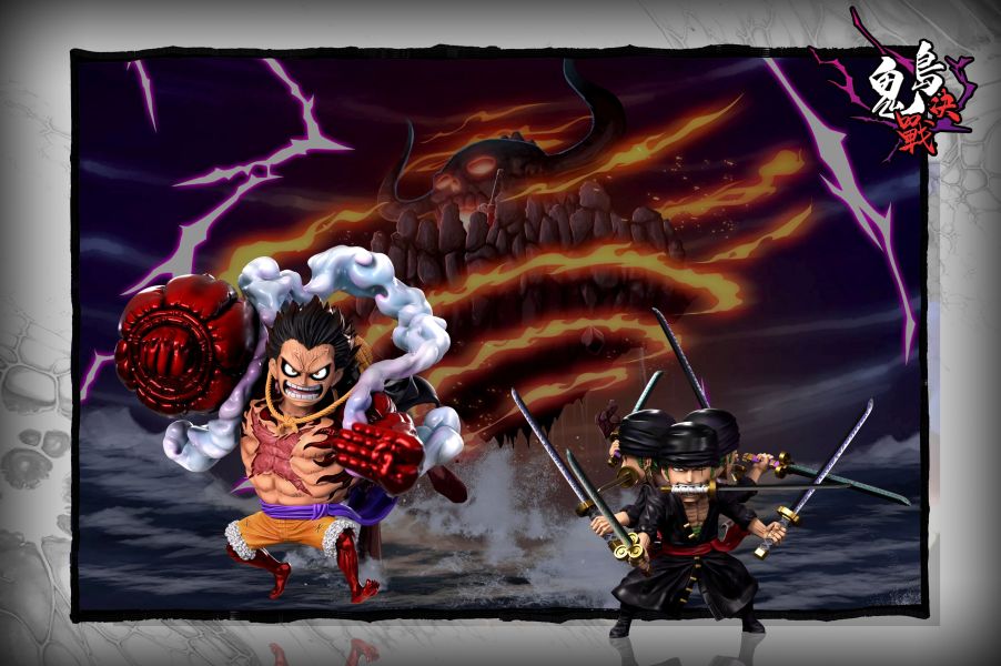 【補款】A+研究所 鬼島決戰第二彈 九刀流 阿修羅·拔劍·亡者戲 索隆 