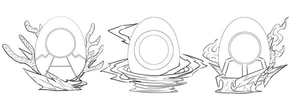 【補款-已二次通知 請盡速補款】咕咕 Studio 神獸系列第一彈 豐緣三神-海陸空（帶燈） 