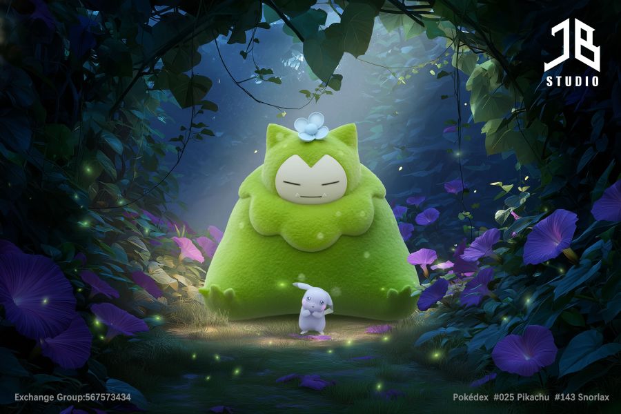 精寶JB Studio 圖鑑系列 組合（皮卡丘 卡比獸） 