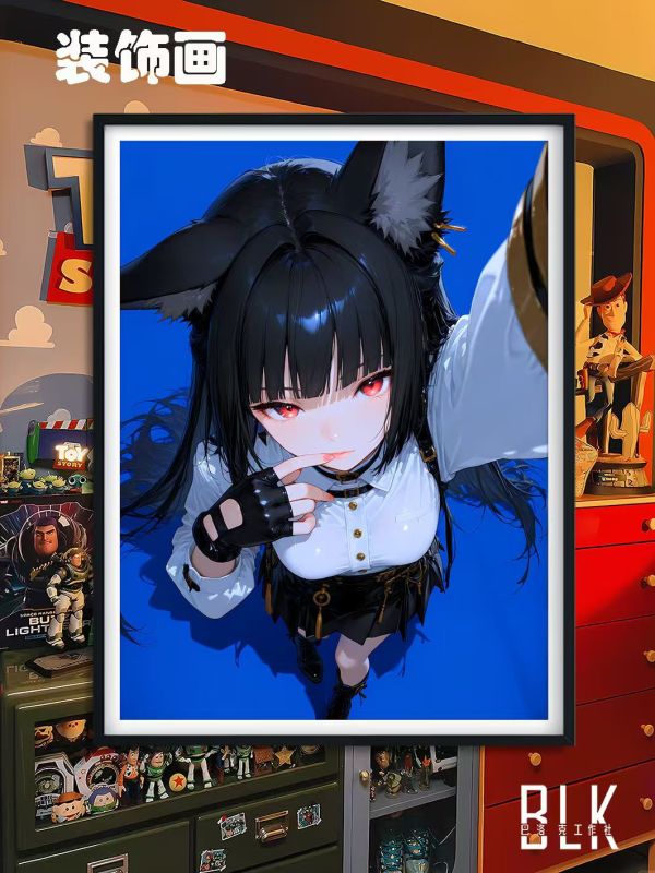 巴洛克 星見雅絕區零Hoshimi Miyabi動漫藝術裝飾畫/亞克力冰箱貼 