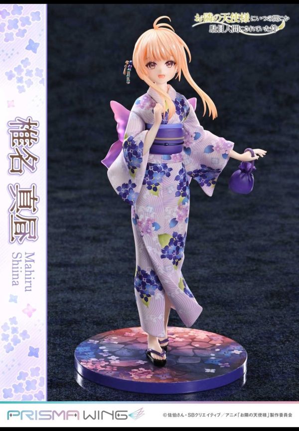 正版授權 Prisma Wing 1/7 關於我在無意間被隔壁的天使變成廢柴這件事 椎名真晝 