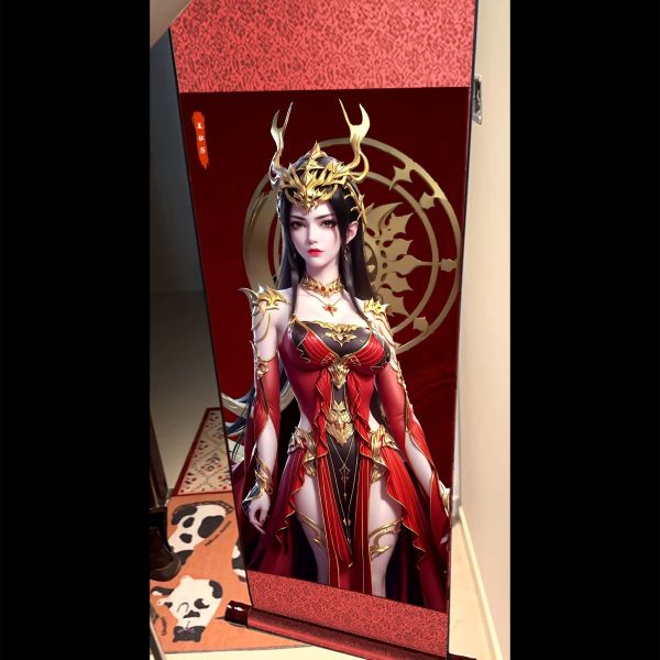 阿喵畫社 美杜莎卷軸畫 