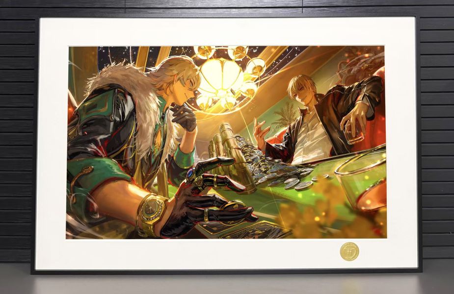 H2工作室 《金閃閃砂金》崩壞星穹鐵道吉爾伽美什卡卡瓦夏裝飾畫 
