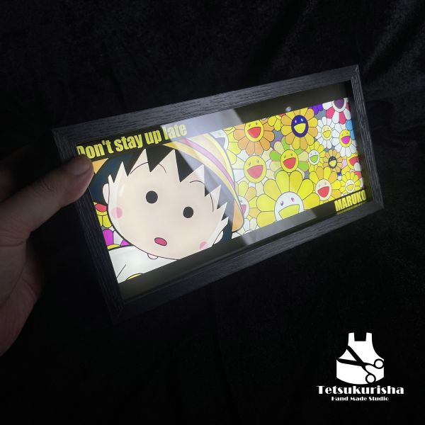 手造社Tetsukurisha 村上隆風 櫻桃小丸子 桌面電氣燈 