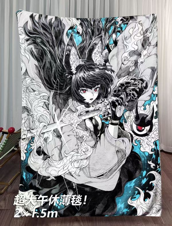 千鳥社 《星見雅》絕區零武癡狐狸午睡毯地毯裝飾畫 
