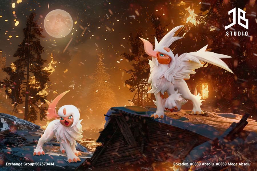 精寶JB Studio 圖鑑系列 進化組 阿勃梭魯&Mega 阿勃梭魯 