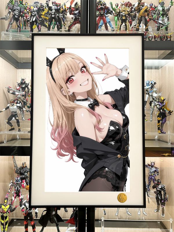 星空《兔女郎喜多川》更衣人偶墜入愛河裝飾畫 