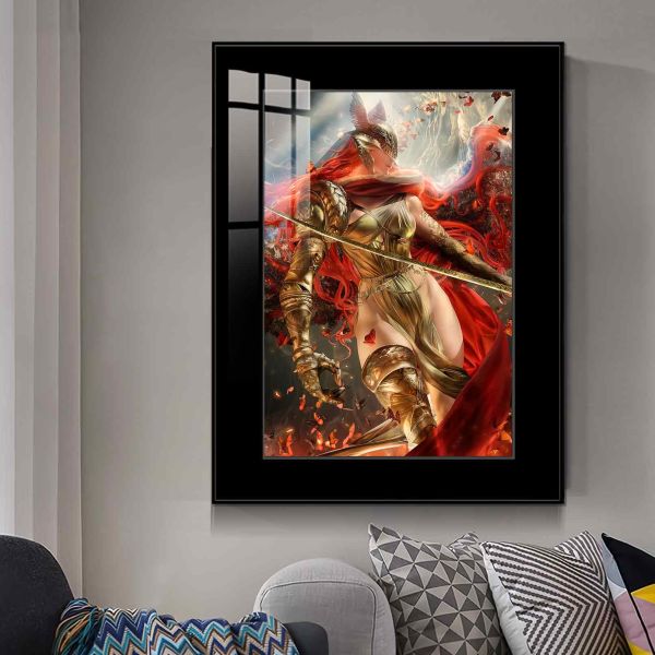 JUZI橘子工作室 艾爾登法環 女武神瑪蓮妮亞 腐敗女王 裝飾畫 