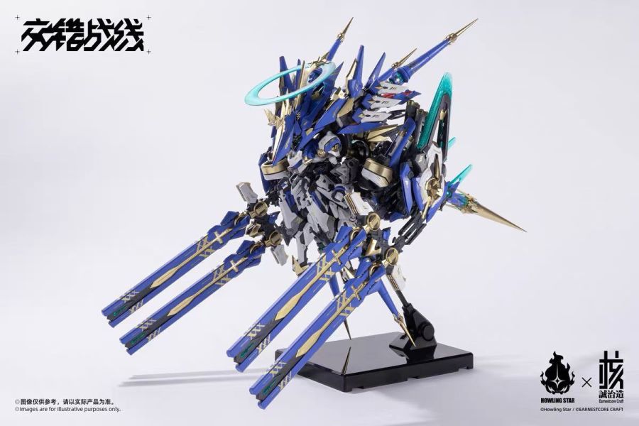 正版授權 核誠治造×哮星 交錯戰線 機神-科拉達（COLADA）拼裝模型 