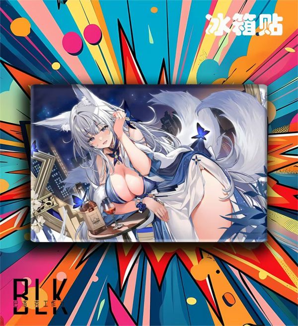 巴洛克 微醺信濃Shinano碧藍航線鵗裝飾畫/冰箱貼 