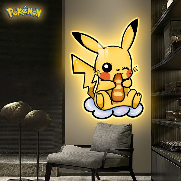 阿喵畫社 甜心寶可夢系列燈帶畫 