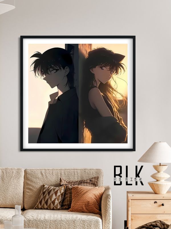 巴洛克 新蘭名偵探柯南裝飾畫/冰箱貼 