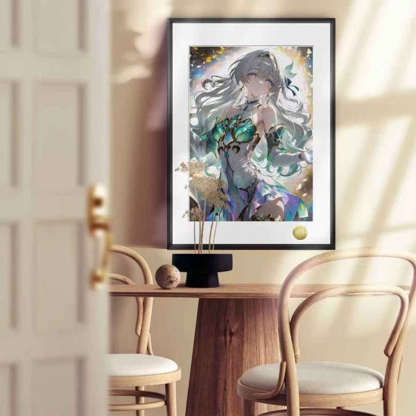 皇呱 《覺醒流螢》崩壞星穹鐵道流螢螢火蟲飛蠅撲火向死而生格拉默的餘燼周邊裝飾畫 