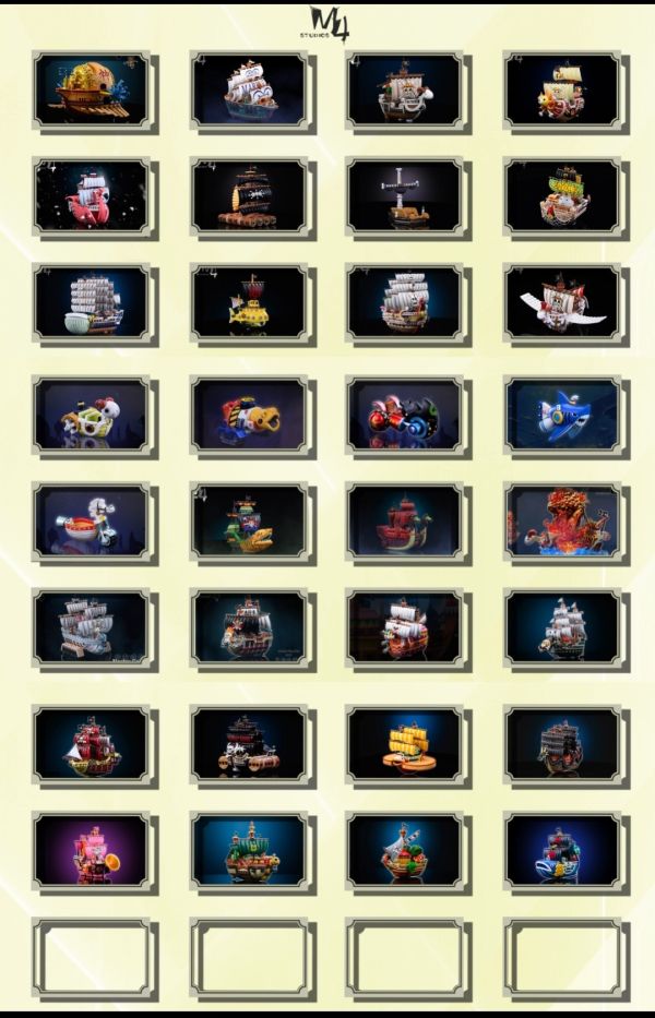 M4 全員船-系列第三十二彈 魚人海盜船-太陽海賊船 