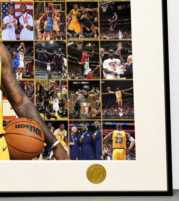 H2工作室 《四旬老漢詹姆斯》NBA勒布朗詹姆斯老詹詹皇裝飾畫 