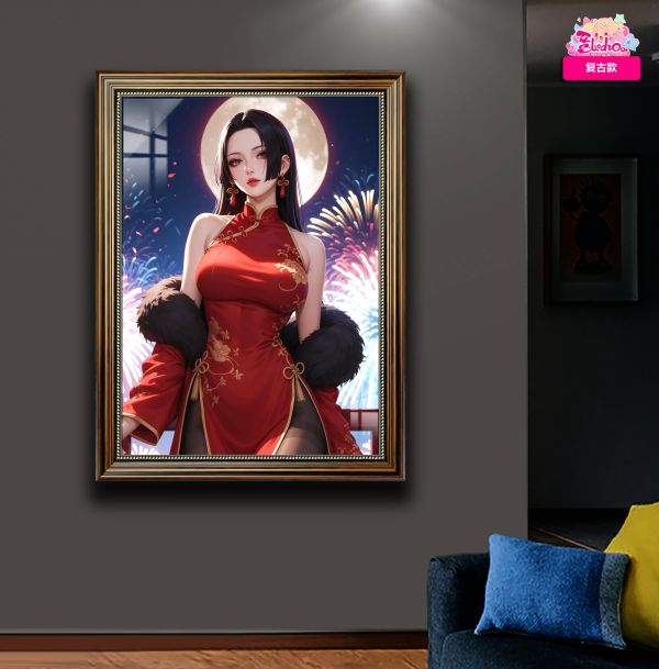 阿喵畫社 新年女帝超清裝飾畫 