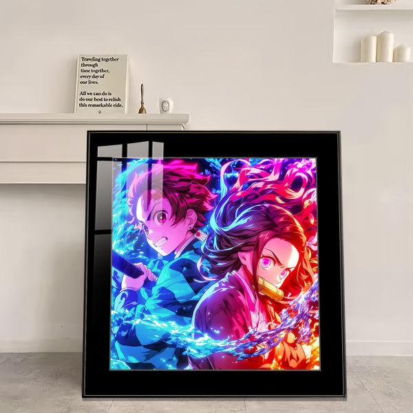 JUZI橘子工作室 炭治郎與禰豆子裝飾畫 