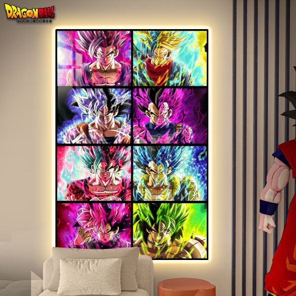 阿喵畫社 龍珠八宮格燈帶畫 