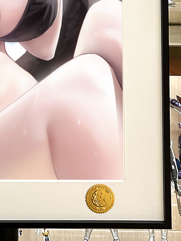 星空《羽川蓮見》蔚藍檔案羽川蓮實裝飾畫 