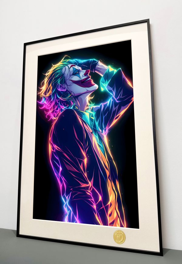 H2工作室 《小丑》傑昆菲尼克斯希斯萊傑DC蝙蝠俠Joker裝飾畫 