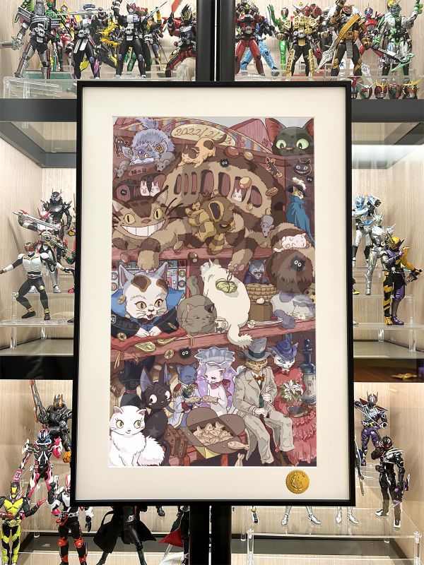 星空 《貓貓合集》龍貓宮崎駿千與千尋裝飾畫 