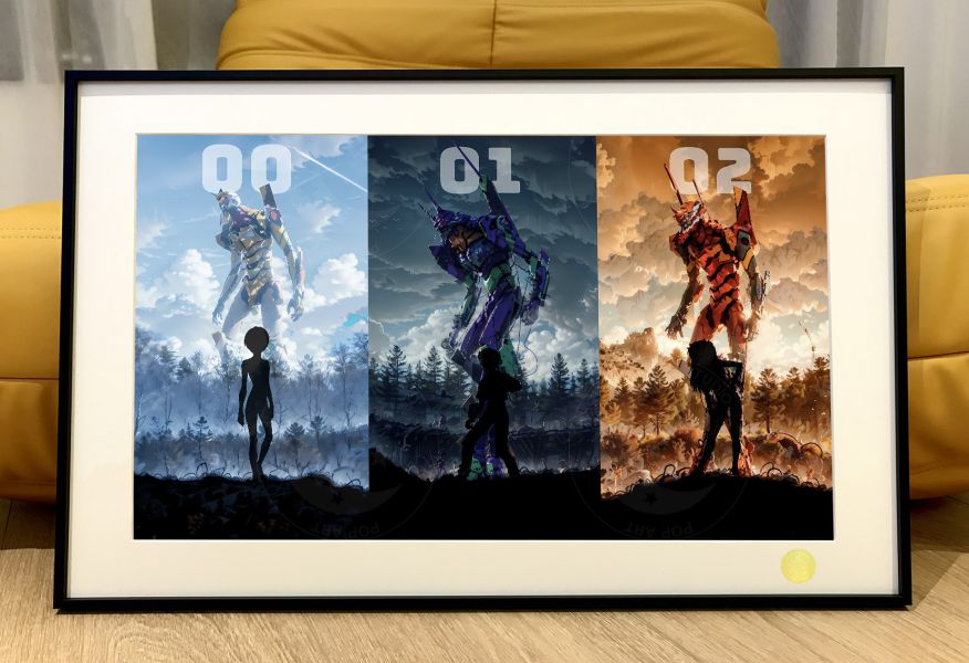 星空《EVA機甲》新世紀福音戰士裝飾畫 