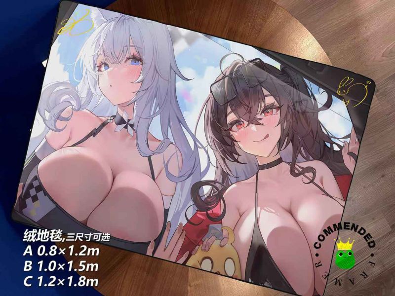 皇呱 《信濃&大鳳》碧藍航線鵗信濃睡神鷯大鳳艦娘指揮官重櫻航空母艦周邊裝飾畫 