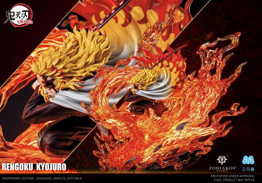 【補款】正版授權 三月獸×鑄刻工作室 《鬼滅之刃》炎柱-煉獄杏壽郎 