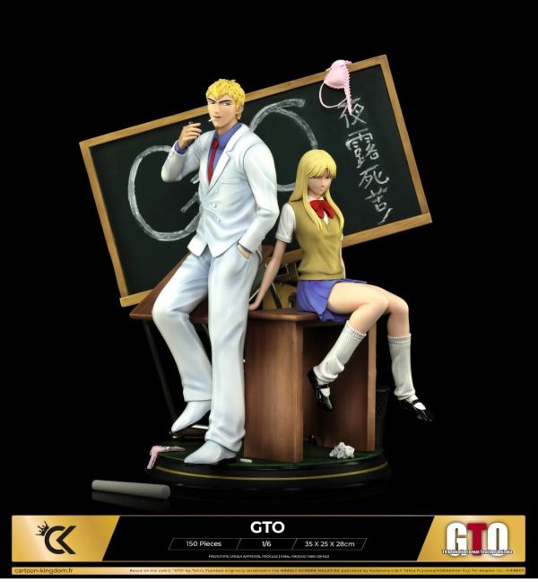 正版授權 Cartoon Kingdom（CK） 麻辣教師 GTO 鬼冢英吉 1/6雕像 