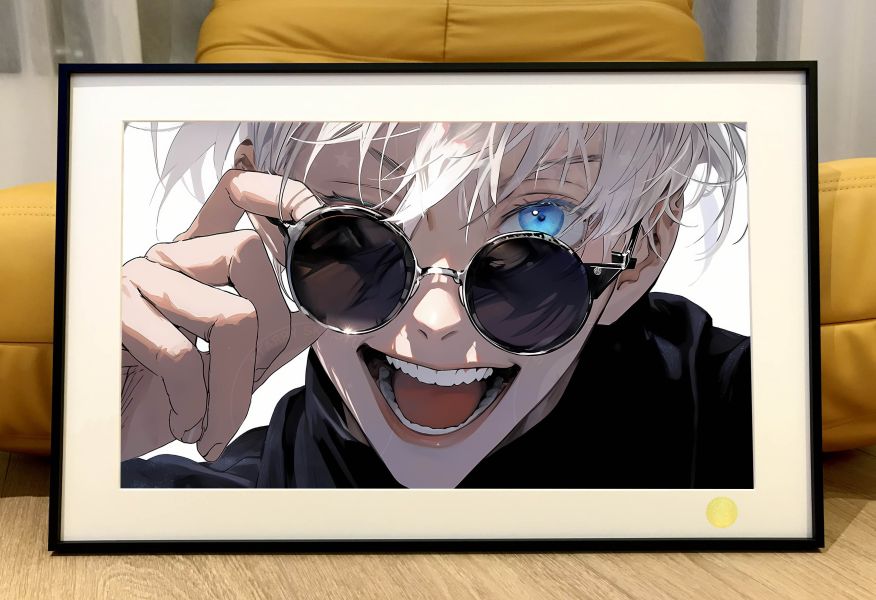 星空《大笑五條悟》咒術回戰咒術師Gojo二次元裝飾畫 
