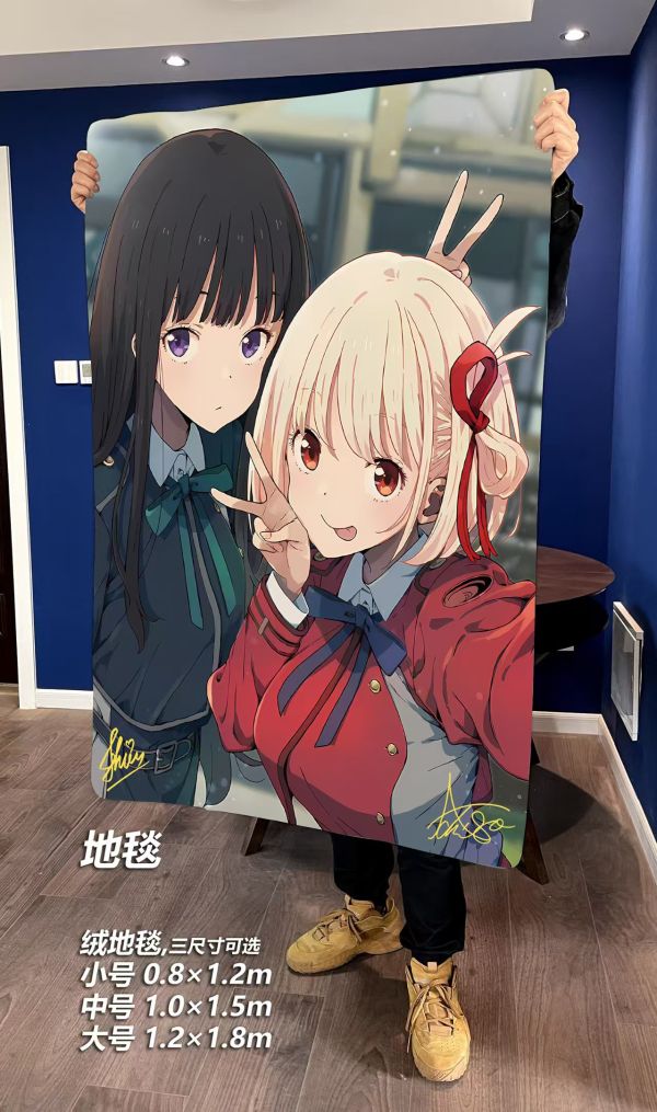 皇呱 《特工少女 LYCORIS》莉可麗絲錦木千束井之上瀧奈裝飾畫 