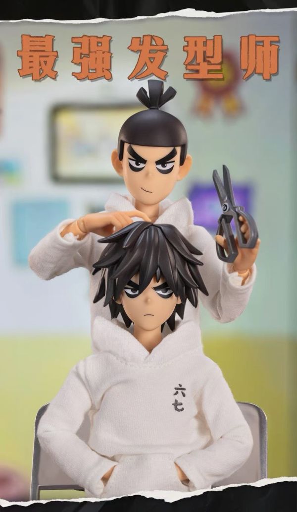 正版授權 POPMART 泡泡瑪特 共鳴GONG 刺客 伍六七 布衣可動 