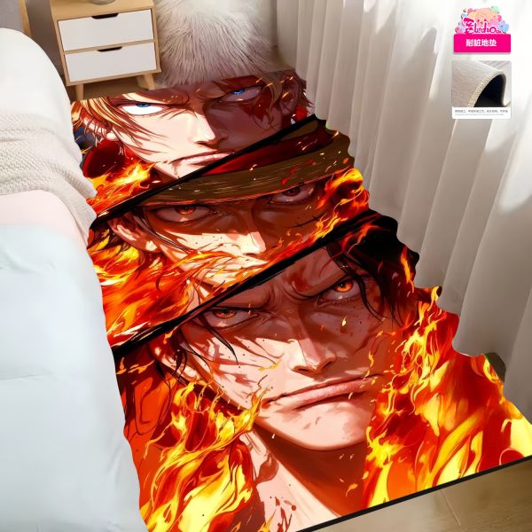 阿喵畫社 火之意志三兄弟 海賊王裝飾畫 