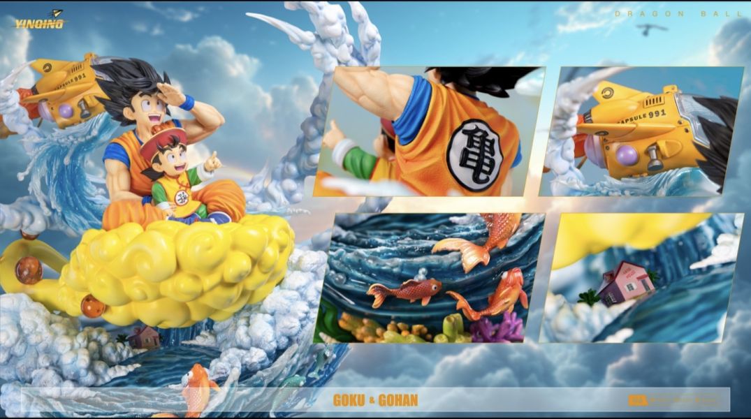 【補款】引擎STUDIO 收藏級龍珠雕像-父子の冒險 雙版本 